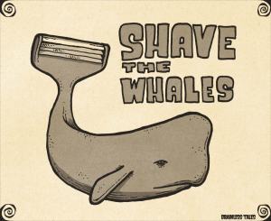 A comic about shaving whales